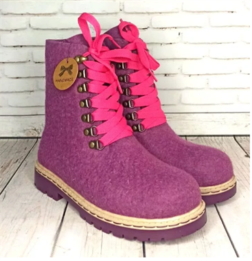 Женские ботинки валяные "Бергшаф" Lilac